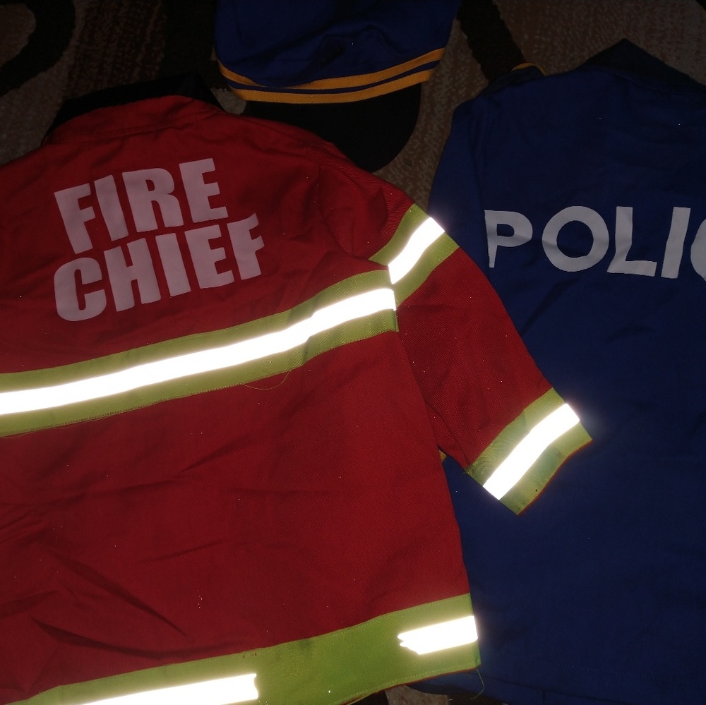 Police and Fireman dressup